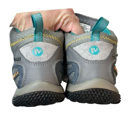 MERRELL Proterra Mid Gore-Tex Hiking Boots Gray Size 8 - Picture 13 of 17